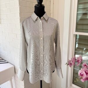 Frame Black and Cream Blouse XS